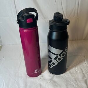 Adidas Black and Pink Hydration Set